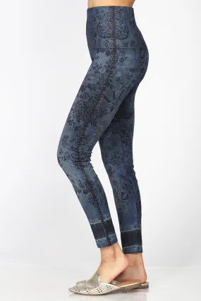 B4292BM High Waist Full Length Legging