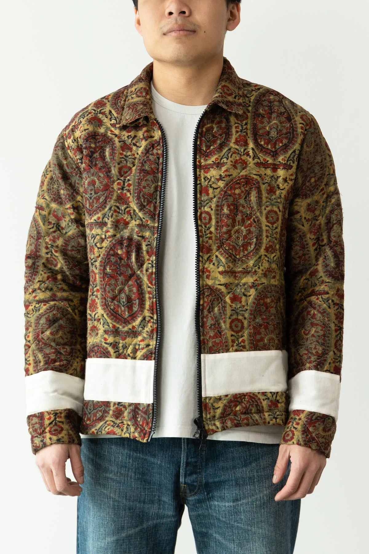 Block-Printed Jacket - Multicolor