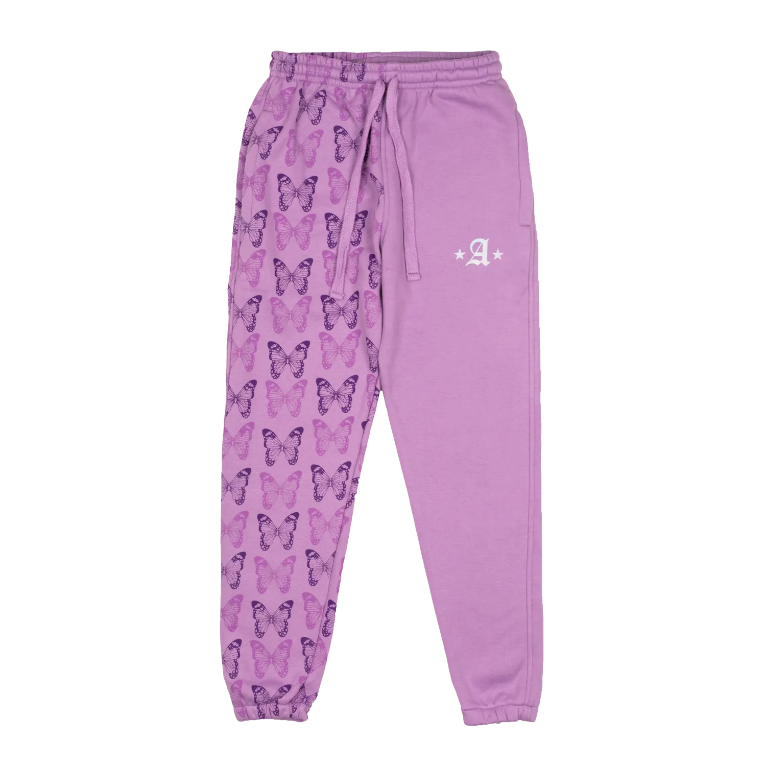 Butterfly Half Pattern Sweatpants