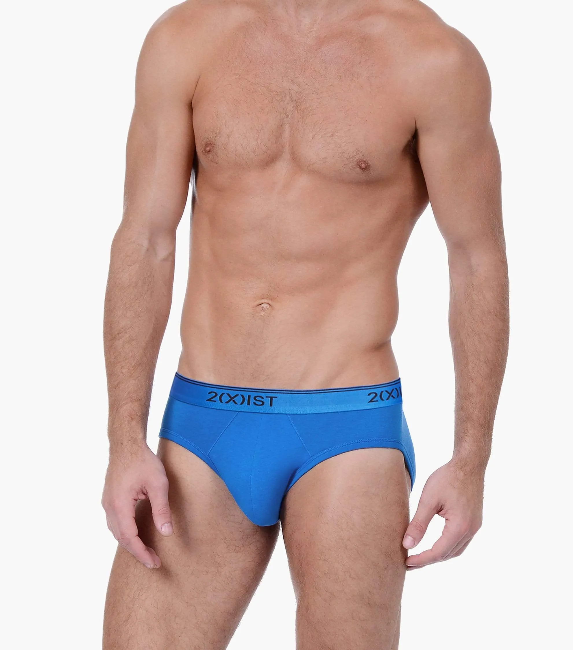 Cotton Stretch No-Show Brief 3-Pack