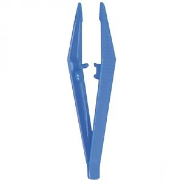 Disposable Plastic Forceps, Straight, Pkg of 10