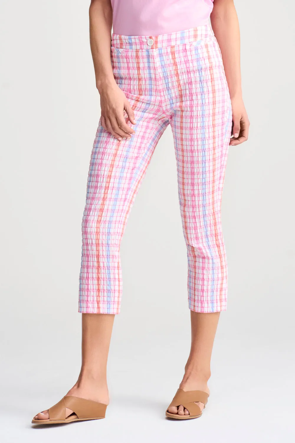 Gingham Capri Pant