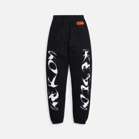 Heron Preston Plain Sweatpants HP Brush - Black