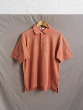 Issey Miyake Design Studio 1990s apricot cotton pique polo shirt - mens L