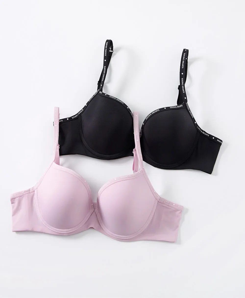 Love Signature Contrast Full Coverage Bra