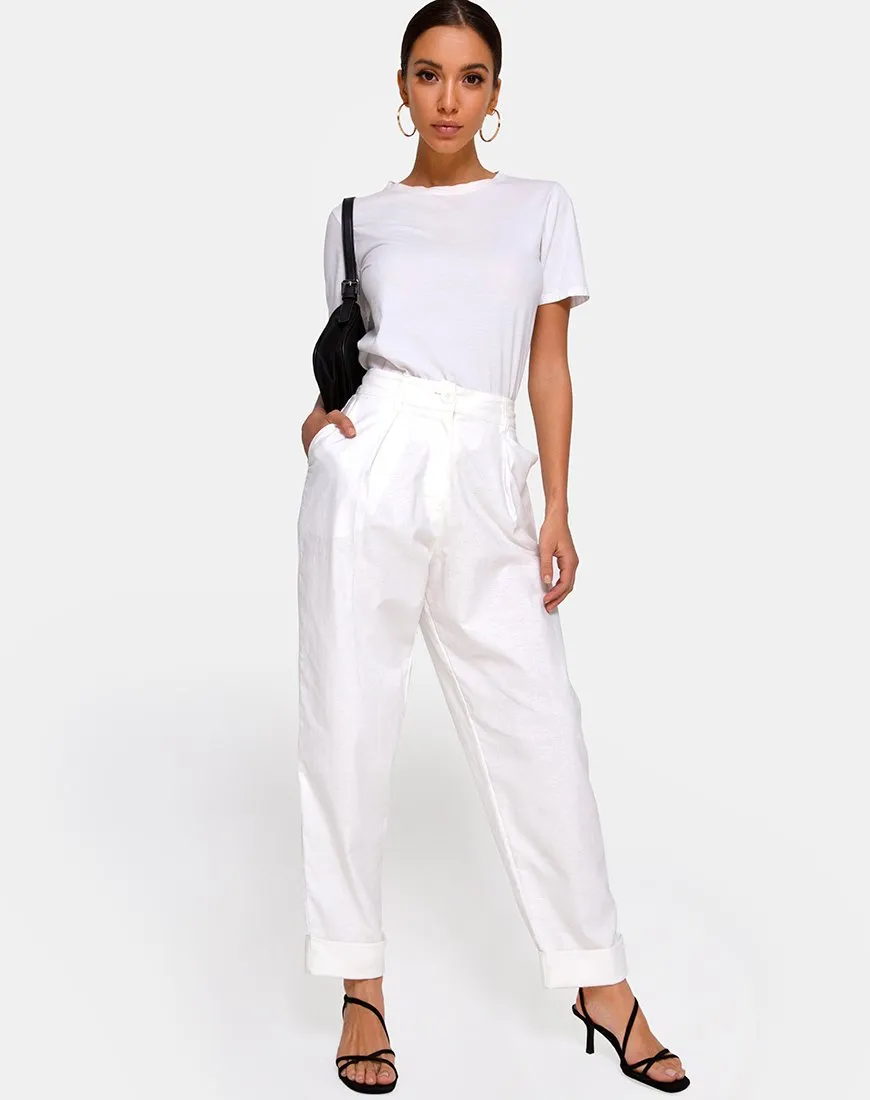 Misca Trousers in Ivory