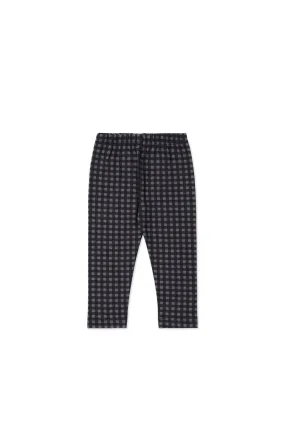 Organic Cotton Everyday Legging - Gingham Night