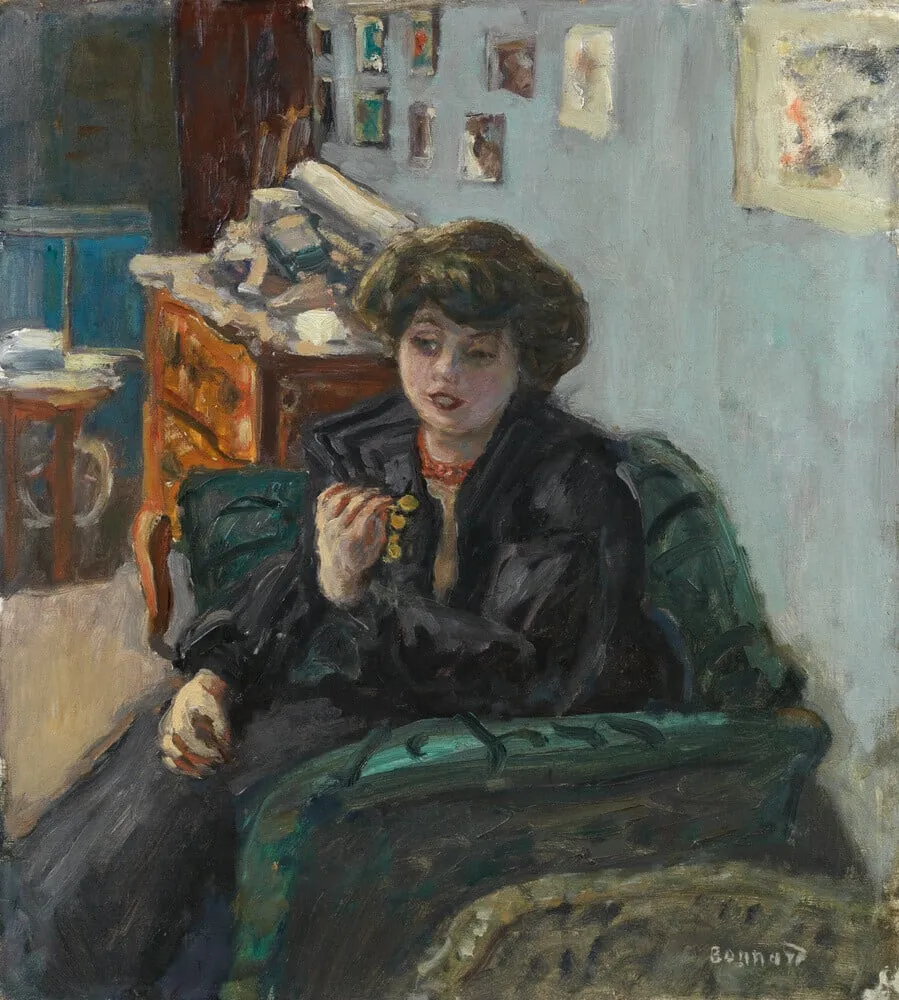 Pierre Bonnard, Young Woman in an Interior