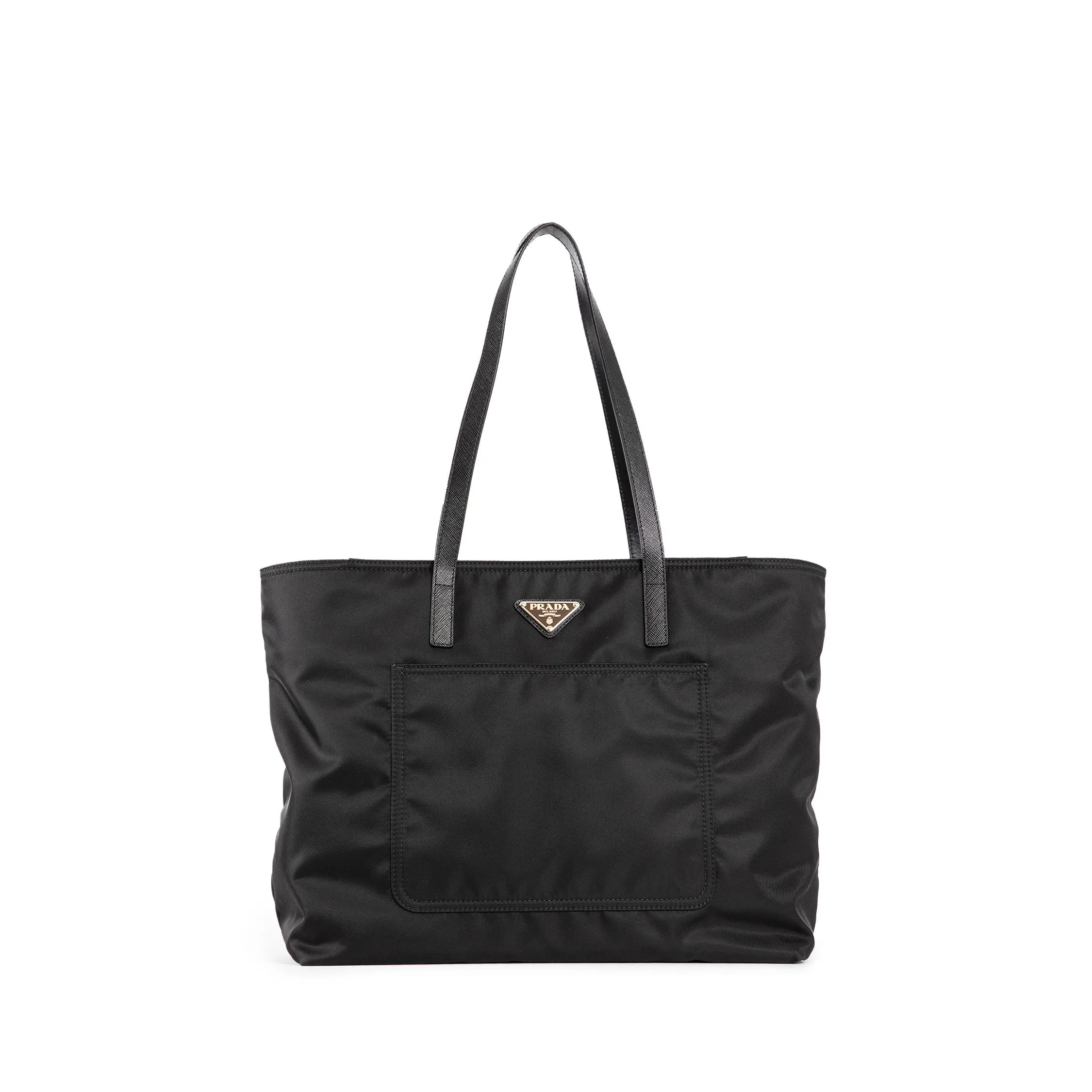 PRADA WOMAN BLACK TOTE BAGS