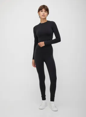 Seamless Cropped Long Sleeve Tee