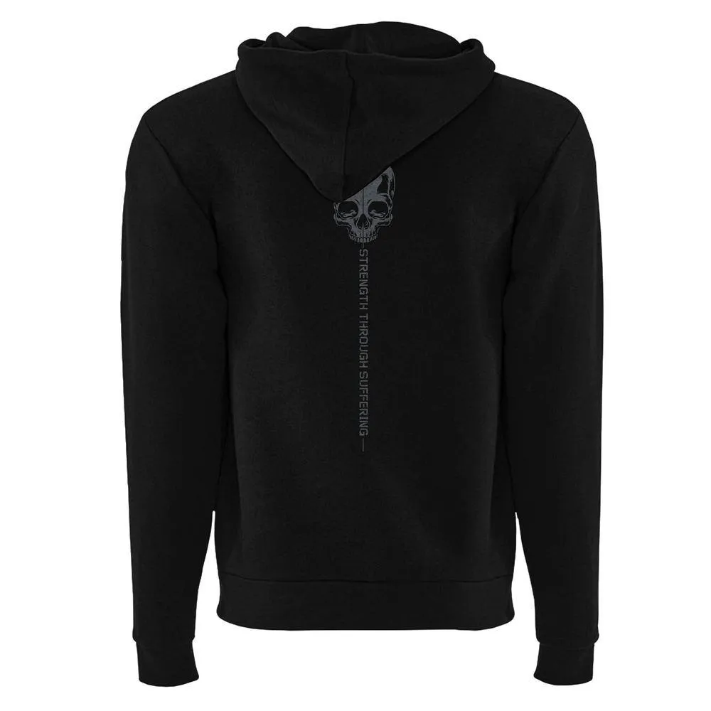 Strength Through Suffering Full-Zip Hoodie - Black