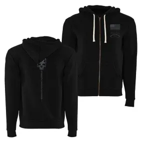 Strength Through Suffering Full-Zip Hoodie - Black