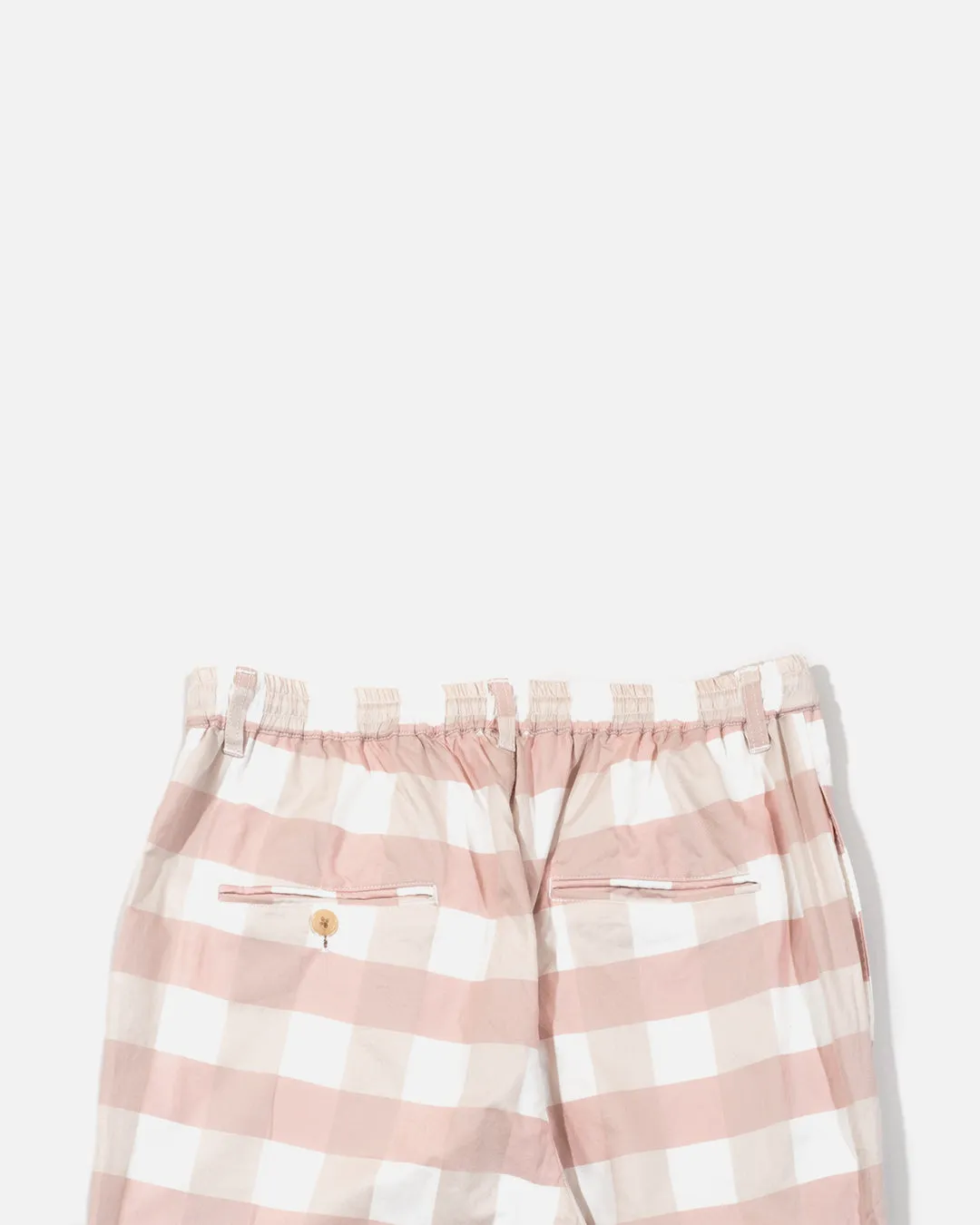 UW1092 Checkerboard Pants - Pink