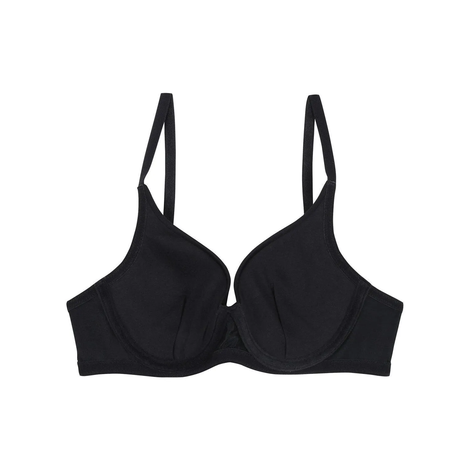 Wacoal Seamless Bra บราไร้ตะเข็บ เนียนเรียบ ใส่สบาย รุ่น WB5A87 สีดำ (BL)