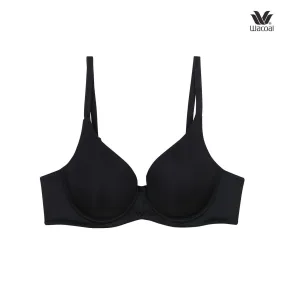 Wacoal Seamless Bra บราไร้ตะเข็บ เนียนเรียบ ใส่สบาย รุ่น WB5A87 สีดำ (BL)