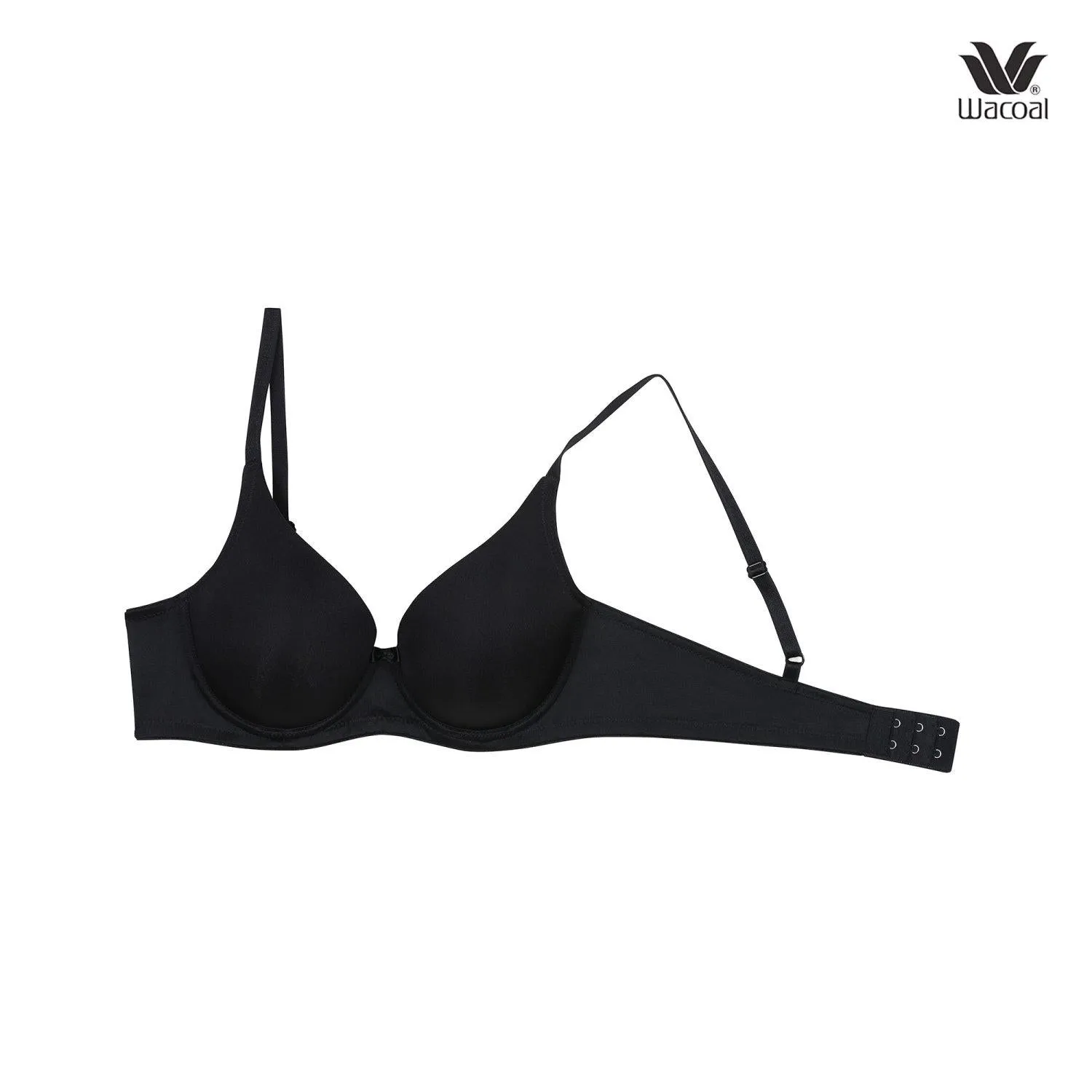 Wacoal Seamless Bra บราไร้ตะเข็บ เนียนเรียบ ใส่สบาย รุ่น WB5A87 สีดำ (BL)